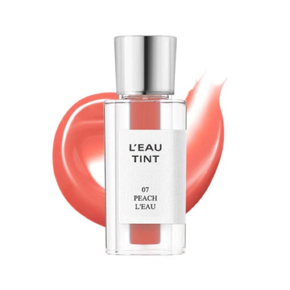 BBIA new L’eau tint lipstick gloss 07 peach l’eau NIB new 1.2g